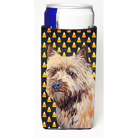 Carolines Treasures Carolines Treasures LH9061MUK Cairn Terrier Candy Corn Halloween Portrait Michelob Ultra bottle sleeves For Slim Cans - 12 oz. LH9061MUK